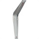 Suporte Prateleira Fercar Cinza 08 X 10 24 - Kit C/24 Suporte Prateleira Fercar Cinza 08 X 10 24 - Kit C/24