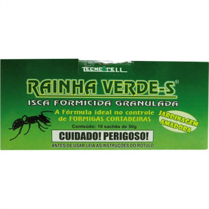 Anti Formiga Tecnocell/Rainha Verde 10 Pacotes De 50G 203314