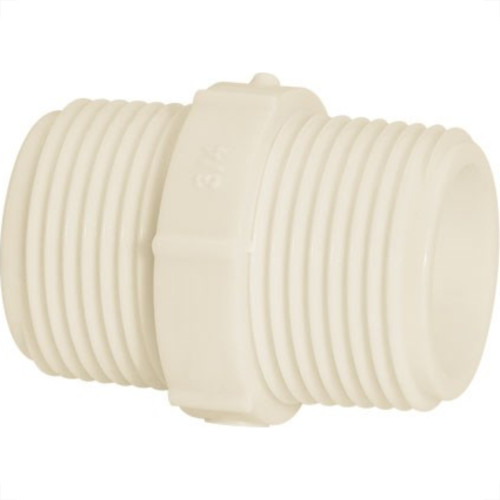 Niple Branco Amanco Rosca/Rosca 1.1/2X1.1/2 10201/11757 - Kit C/10 Niple Branco Amanco Rosca/Rosca 1.1/2X1.1/2 10201/11757 - Kit C/10