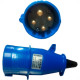 Pino 3 Polos+Terra Steck 220V 16A Azul N4079 Pino 3 Polos+Terra Steck 220V 16A Azul N4079