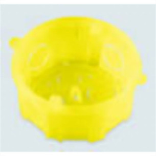 Caixinha Luz Plastica Fms Tramontina Amarela Orelha Pvc - Kit C/48
