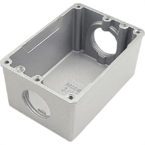 Caixa Piso Aluminio Tramontina 4X2 Entrada/Saida Baixa 3/4''