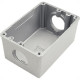 Caixa Piso Aluminio Tramontina 4X2 Entrada/Saida Baixa 3/4''
