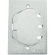 Placa Piso Aluminio Tramontina 4X2 Unha Para 1 Rj45 56121/088 Placa Piso Aluminio Tramontina 4X2 Unha Para 1 Rj45 56121/088