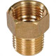 Aumento Torneira Metais Rei Latao Amarelo 1/2 Curto 1,5 10019 - Kit C/6 Aumento Torneira Metais Rei Latao Amarelo 1/2 Curto 1,5 10019 - Kit C/6