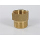 Aumento Torneira Metais Rei Latao Amarelo 3/4 Curto 1,5 10022 - Kit C/6 Aumento Torneira Metais Rei Latao Amarelo 3/4 Curto 1,5 10022 - Kit C/6