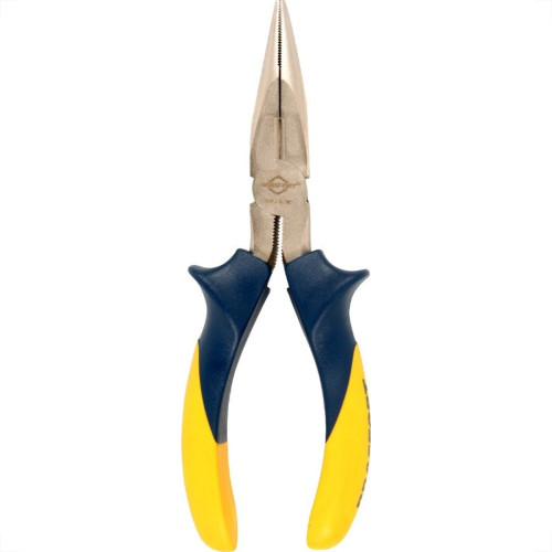 Alicate Bico 1/2 Cana Brasfort Niquelado 6'' 8792 Alicate Bico 1/2 Cana Brasfort Niquelado 6'' 8792