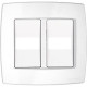 Placa Tramontina Trii 4X4 (2 Modulos) Placa Tramontina Trii 4X4 (2 Modulos)