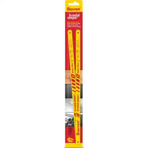 Serra Aco Bimetalico Unique Starrett 18D Com 2 Pecas Kbs1218-2 - Kit C/10 Serra Aco Bimetalico Unique Starrett 18D Com 2 Pecas Kbs1218-2 - Kit C/10