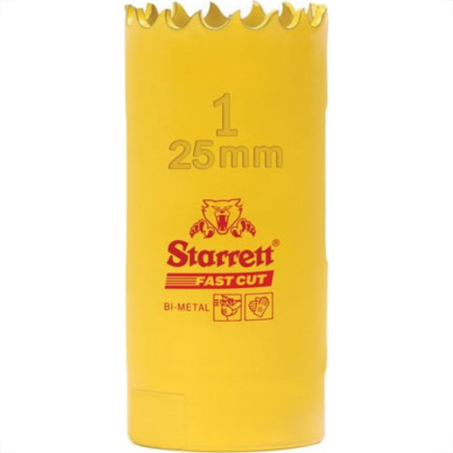 Serra Copo Aco Rapido Starrett 25Mm Fch0100-G Serra Copo Aco Rapido Starrett 25Mm Fch0100-G