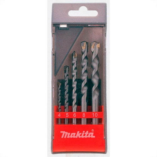 Broca Videa Makita 4,5,6,8,10Mm 5 Pecas D-05175