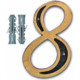 Numero Colonial Pvc Emave 8 Cartela 254 Numero Colonial Pvc Emave 8 Cartela 254