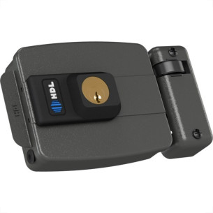 Fechadura Eletrica Hdl C90D Fixa Cinza 12V 