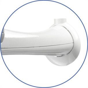 Braco Para Chuveiro Plastico Lorenzetti 30Cm Branco 