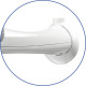 Braco Para Chuveiro Plastico Lorenzetti 30Cm Branco Braco Para Chuveiro Plastico Lorenzetti 30Cm Branco