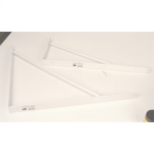 Suporte Pia Leve 180Kg Zamar 20X50 Branco 7897451512250