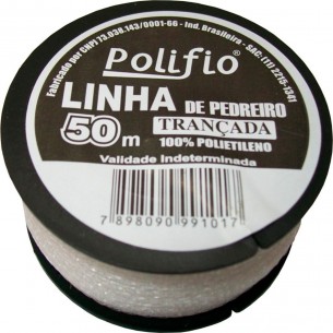 Linha Pedreiro Trancada Polifio 50M 7898090991017 . / Kit C/ 12