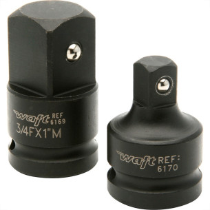 Adaptador Soquete Impacto Waft Cromo Vanadium 3/4 Femea X 1 Macho 6169