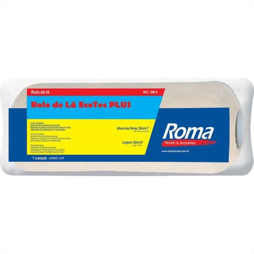 Rolo La Roma Acrilica 23Cm Sem Cabo 280 0 Rolo La Roma Acrilica 23Cm Sem Cabo 280 0
