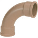 Curva Marrom Krona Liso Liso 40Mm X 90 409 - Kit C/10 Curva Marrom Krona Liso Liso 40Mm X 90 409 - Kit C/10