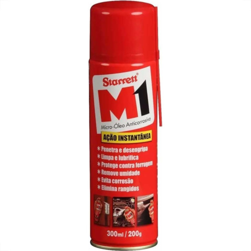 Oleo Lubrificante M1/Starrett 300Ml Spray M1-215 Oleo Lubrificante M1/Starrett 300Ml Spray M1-215