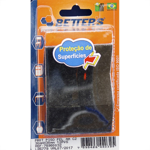 Feltro Aa Better Cinza Quadrado 30X3 12Pecas Bribts000025 Feltro Aa Better Cinza Quadrado 30X3 12Pecas Bribts000025