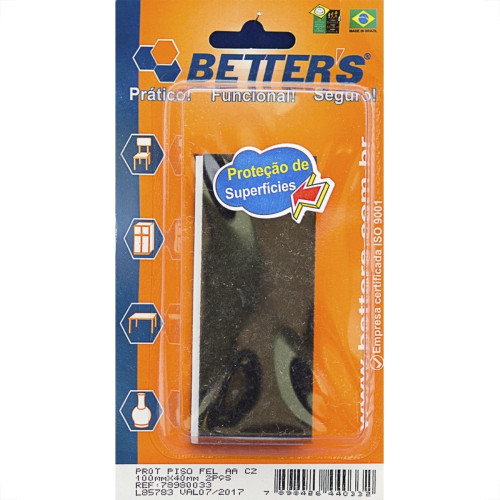 Feltro Aa Better Cinza Reto 100X40X3 2Pecas Bribts000026 Feltro Aa Better Cinza Reto 100X40X3 2Pecas Bribts000026