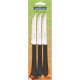 Faca Tramontina Churrasco Cabo Plastico Leme 3 Pecas Preta Faca Tramontina Churrasco Cabo Plastico Leme 3 Pecas Preta