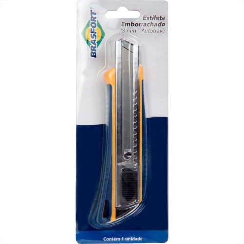 Estilete Brasfort Reforcado 18Mm 8088 Estilete Brasfort Reforcado 18Mm 8088