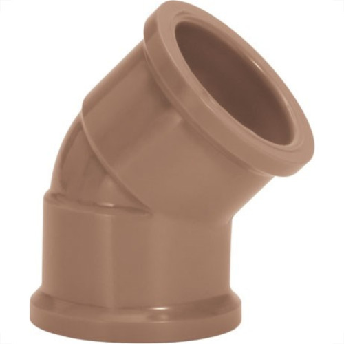 Cotovelo Marrom Amanco Liso/Liso 45''X 75Mm 10009/11647 Cotovelo Marrom Amanco Liso/Liso 45''X 75Mm 10009/11647