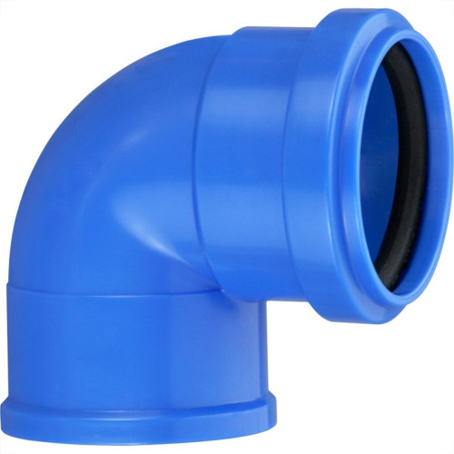 Cotovelo Azul Krona Para Tubo 38X40Mm 624 - Kit C/25 Cotovelo Azul Krona Para Tubo 38X40Mm 624 - Kit C/25