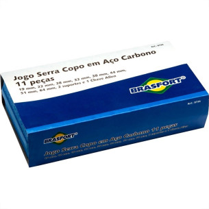 Serra Copo Aco Carbono Brasfort 19A64 11 Pecas 8736