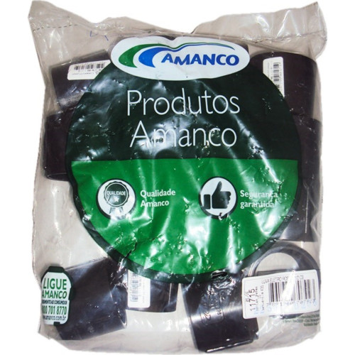 Luva Eletroduto Pvc Amanco 1.1/2'' 11715 - Kit C/15 Luva Eletroduto Pvc Amanco 1.1/2'' 11715 - Kit C/15