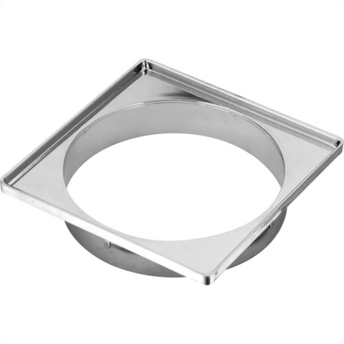 Porta Grelha Quadrada Amanco Cromada 10Cm 90608 Porta Grelha Quadrada Amanco Cromada 10Cm 90608