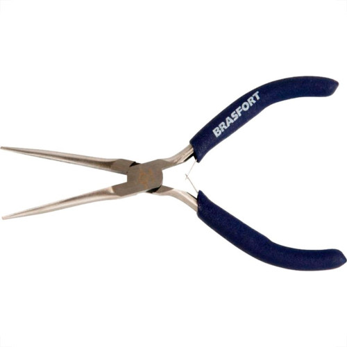 Alicate Mini Brasfort Bico 1/2 Cana Longo 8996 Alicate Mini Brasfort Bico 1/2 Cana Longo 8996