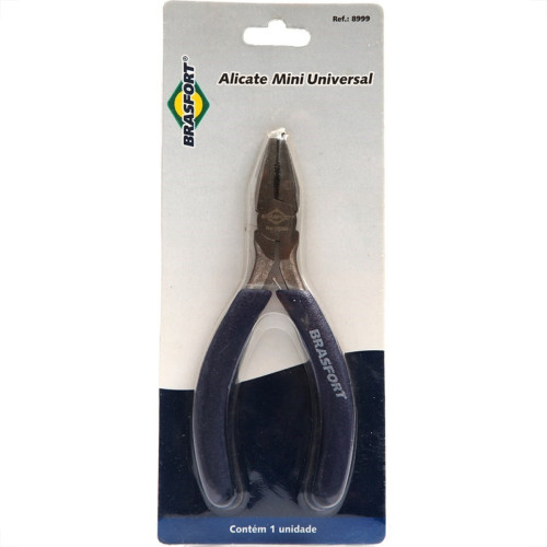 Alicate Mini Brasfort Universal Isolado 8999 Alicate Mini Brasfort Universal Isolado 8999
