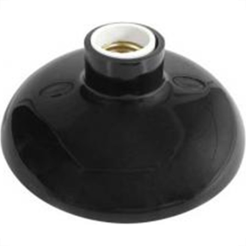 Plafonier Pvc Perlex Preto Redondo Soquete Porcelana E27 125/0 Plafonier Pvc Perlex Preto Redondo Soquete Porcelana E27 125/0