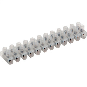 Conector Barra Brasfort Plastico 12 Polos 10Mm 8458 - Kit C/10 
