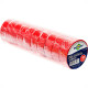 Fita Isolante Brasfort 10M X 19Mm Vermelha 8650 - Kit C/10 Fita Isolante Brasfort 10M X 19Mm Vermelha 8650 - Kit C/10