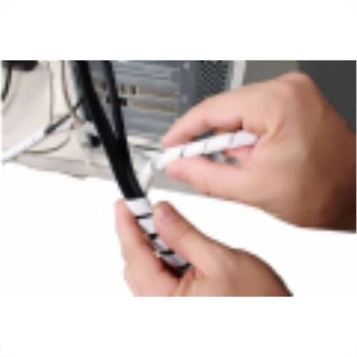 Organiza Fios Daneva 10Mm/1M Branco Dn1573 Organiza Fios Daneva 10Mm/1M Branco Dn1573
