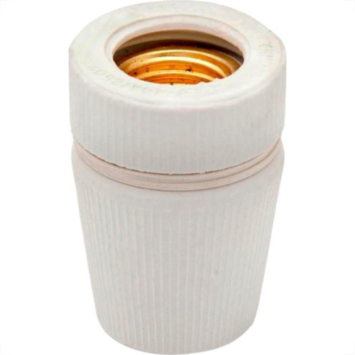 Soquete Tempo Brasfort Porcelana E27 8888 - Kit C/25 Soquete Tempo Brasfort Porcelana E27 8888 - Kit C/25