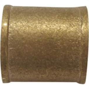 Luva Latao Metais Rei 1/2'' Rosca Rosca Amarela 10053
