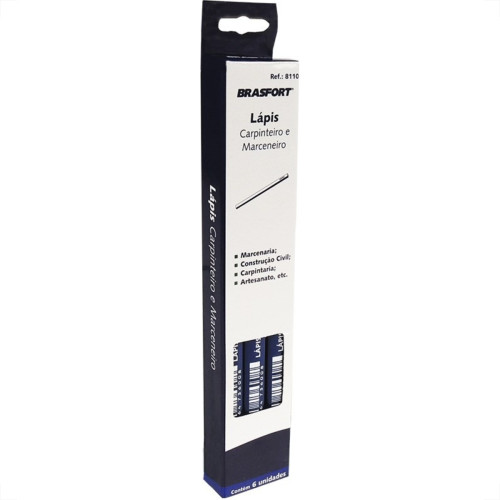 Lapis Carpinteiro Brasfort Com 6 Pecas 8110 Lapis Carpinteiro Brasfort Com 6 Pecas 8110