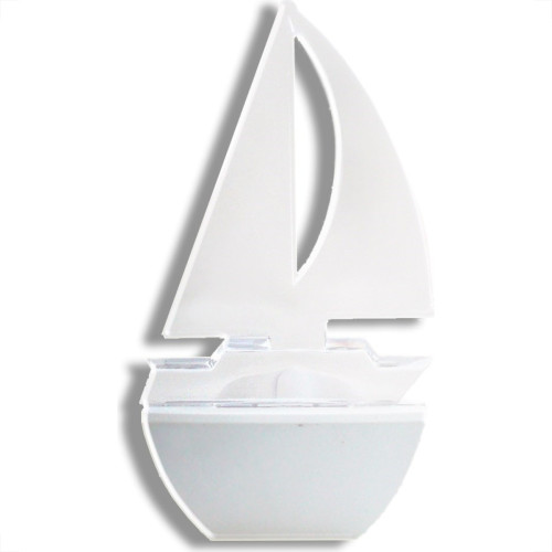 Abajur Noturno Brasfort Led Barco 127V Azul 8518