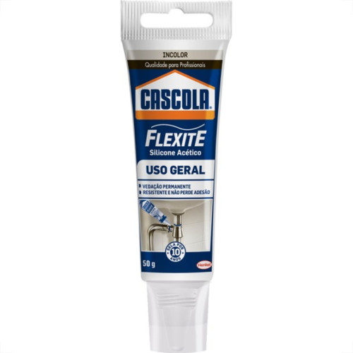 Cola Silicone Henkel Flexivel 50G Acetico Display - Kit C/12