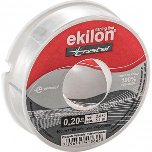 Linha Pesca Ekilon Branca 0,20Mm X 100M 47001 . / Kit C/ 20