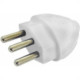 Pino Macho 2 Polos+Terra Daneva 20A Branco Dn1616 - Kit C/12 Pino Macho 2 Polos+Terra Daneva 20A Branco Dn1616 - Kit C/12