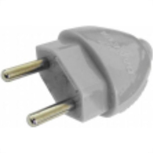 Pino Macho 2 Polos Daneva 10A Cinza Dn1589 - Kit C/12 Pino Macho 2 Polos Daneva 10A Cinza Dn1589 - Kit C/12