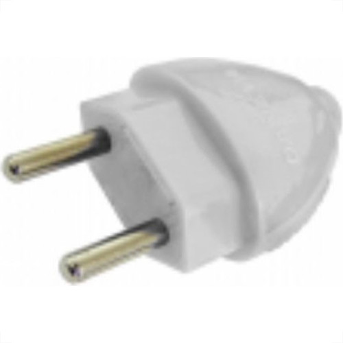 Pino Macho 2 Polos Daneva 20A Branco Dn1615 - Kit C/12 Pino Macho 2 Polos Daneva 20A Branco Dn1615 - Kit C/12