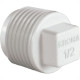 Plug Branco Krona Rr 1'' 295 - Kit C/50 Plug Branco Krona Rr 1'' 295 - Kit C/50